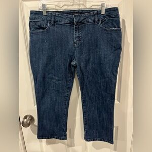 The Limited Blue Jean Capris Size 14
